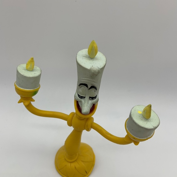 Disney JustToys Beauty and the Beast Lumiere Candelabra Bend-Ems Figurine - Picture 6 of 8